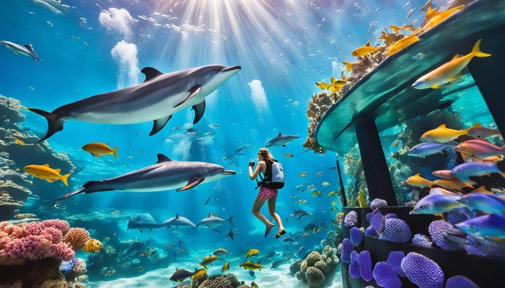 Cancun Interactive Aquarium underwater experience