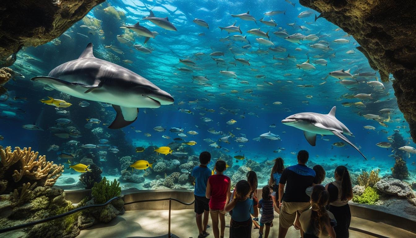 Interactive Aquarium Cancun experiences