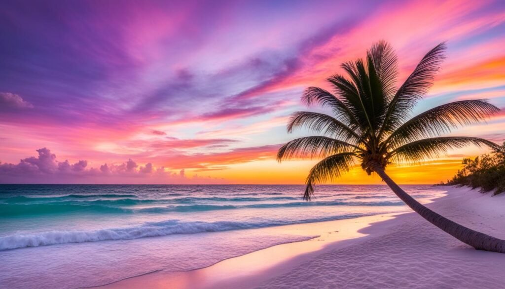Playa Delfines Sunset