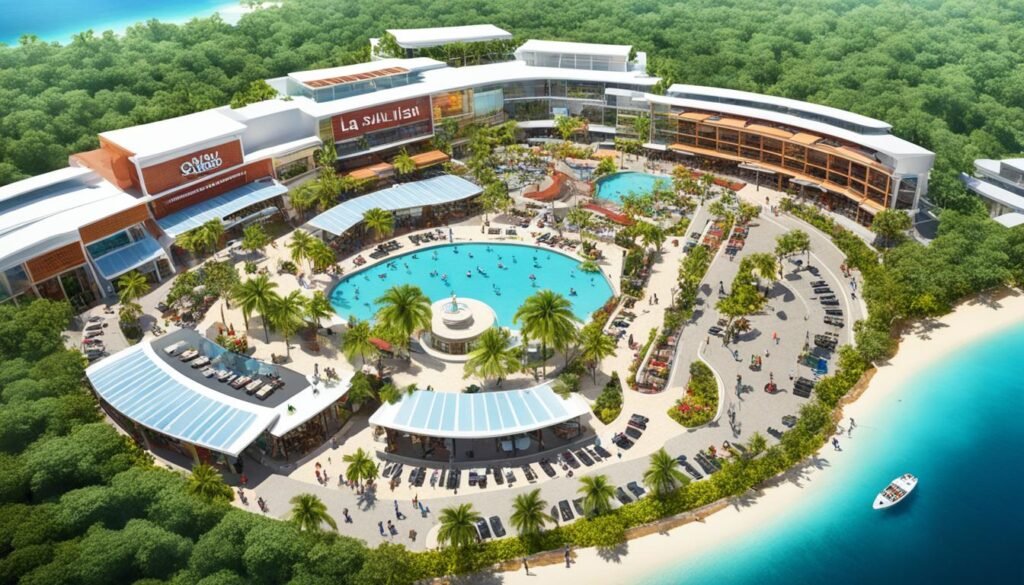 shopping center in Cancun