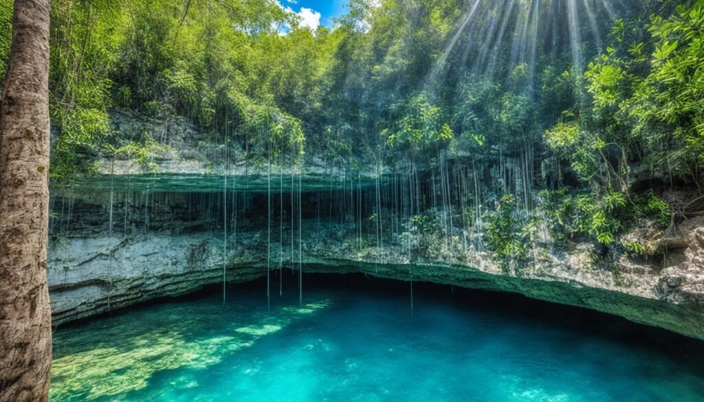 Cenote Azul in Playa del Carmen