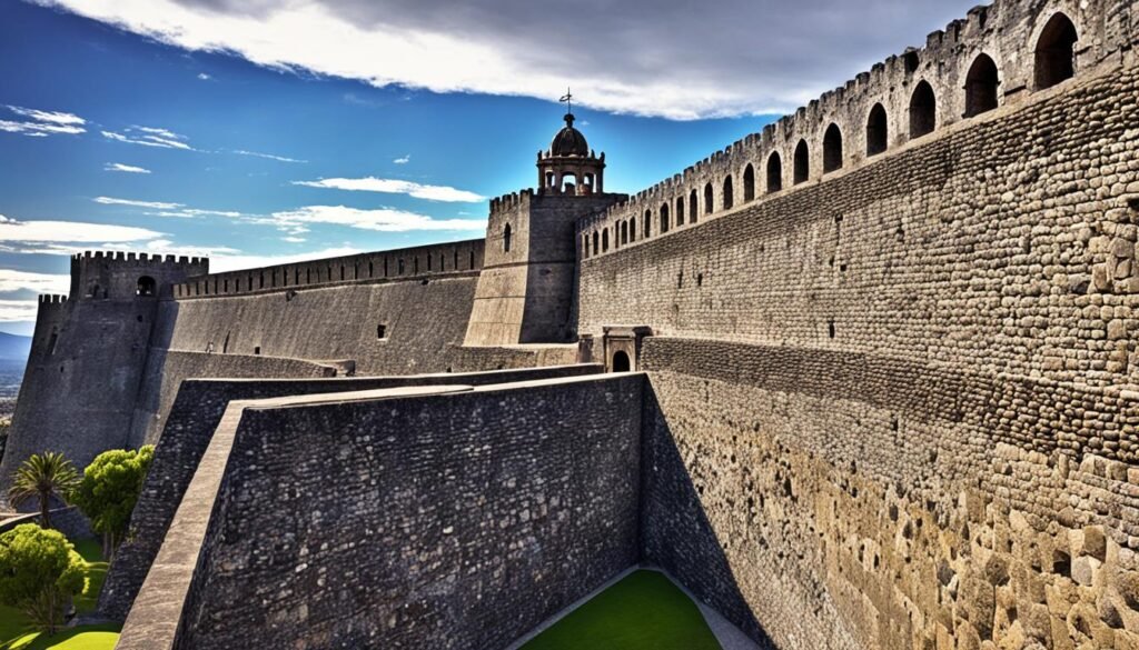 Defensive structures in Puebla