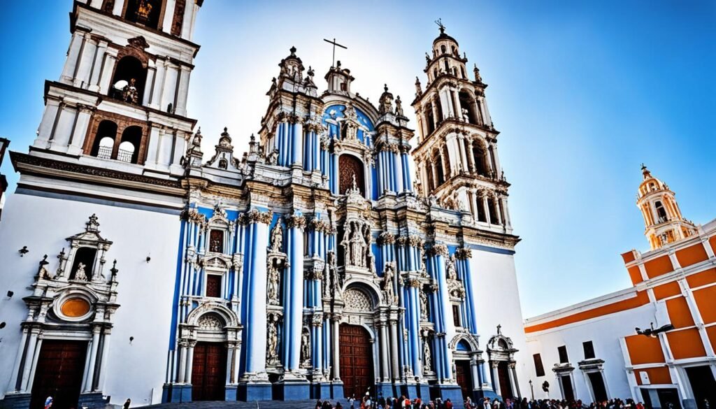 Puebla Cathedral Exterior