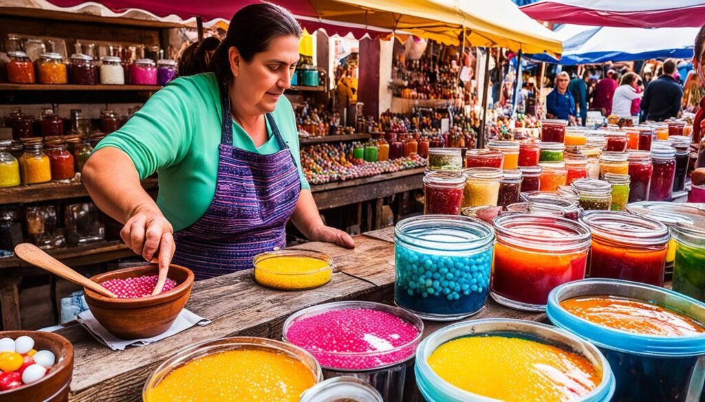 traditional Mexican candy making